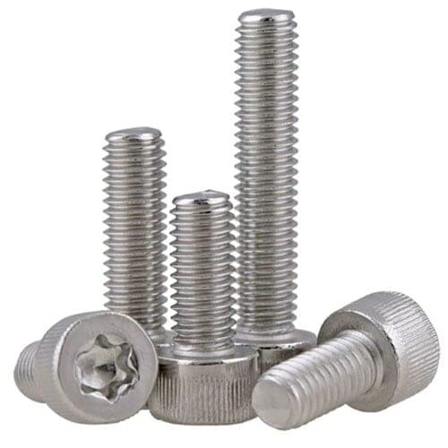 30pcs M4 Torx Screws Knurled cup cap head TX bolts Six-Lobe Screw 304 Stainless Steel 6mm-30mm bolt