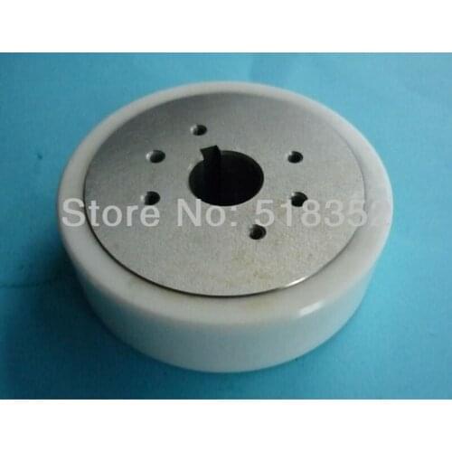 3052991 (3052771) SSG S415 White Ceramic Feed Roller "B" with Key Hole, for A Series WEDM-LS Wire Cutting Wear Parts