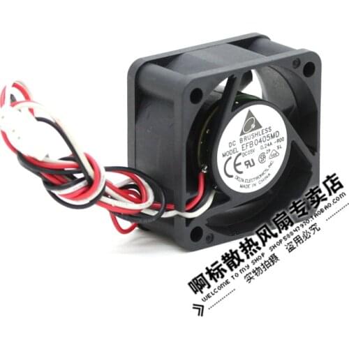 Free Shipping Delta EFB0405MD -R00 4020 4cm 40mm DC 5V 0.24A 3-pin server inverter speed computer cpu blower axial cooling fans