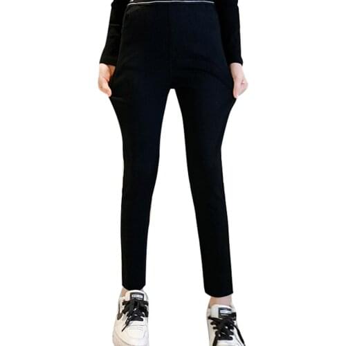 Pants For Girls Solid Color Girl Pant Spring Autumn Trousers For Children Casual Style Kids Clothes 6 8 10 12 14