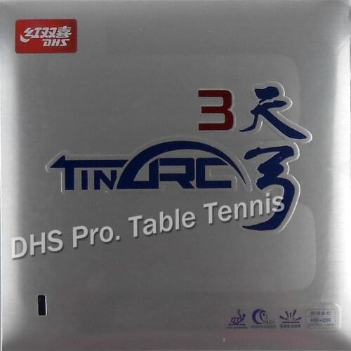 DHS TinArc 3 TinArc3 Tinarc-3 Pips-In Table Tennis PingPong Rubber With Sponge