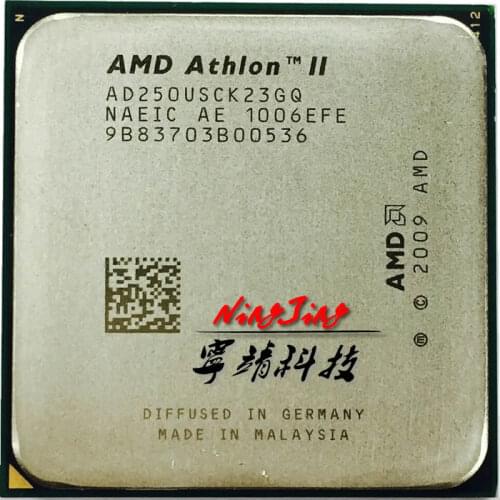 AMD Athlon II X2 250u 1.6 GHz Dual-Core CPU Processor AD250USCK23GQ Socket AM3