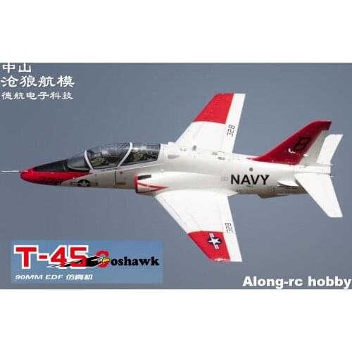 Freewing Electric jet T-45 Goshawk plane T45 90mm metal edf plane 6s PNP or kit and servo Retractable airplane RC HOBBY