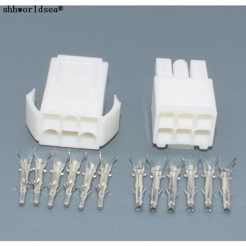 Worldgolden mini type 6pin set EL 4.5MM male Female socket plug