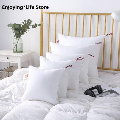 Cotton Feather Velvet Pillow Cushion Square Pillow Bed Pillow Living Room Bedroom Use 45 50 55 60