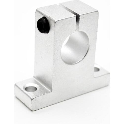 Linear Rail Shaft Support SK8 SK10 SK12 SH8A Aluminum Block For XYZ Table CNC 8mm 3D Printer Parts Sliding Part Accessories