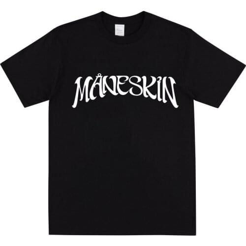 Maneskin Shirt Maneskin Band T-Shirt Damiano David Rock N Roll Street Novelty Tees Harajuku Tops