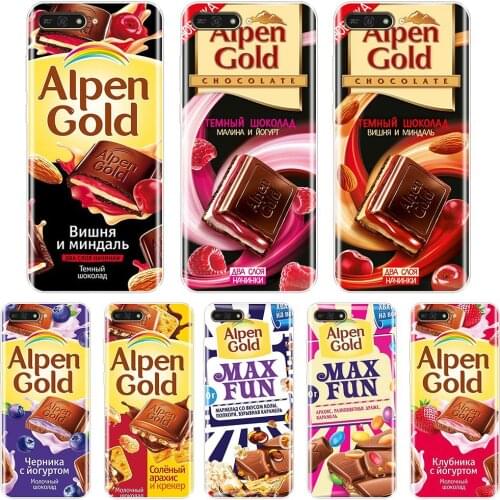 Soft TPU Back Cover For Huawei Y5 Y6 Y7 Prime 2017 2018 Y9 2019 Chocolate Russian Phone Case Silicone Huawei Y3 Y5 Y6 II Y7 Pro