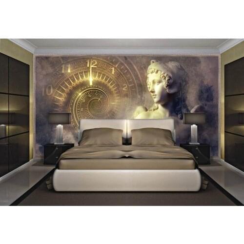 Mural wallpaper European goddess wall papers home decor 3d for bedroom modern customize wall paper mural 3d roll size