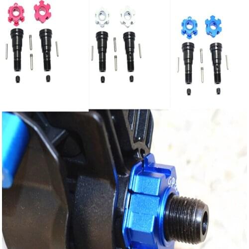 45# Hardened steel front and rear universal CVD joint + hexagonal coupling TRAXXAS-1/5 X-MAXX 8S 1 pair