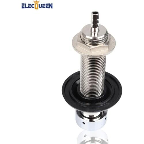 Beer Faucet Shank 100mm With Nipple Copper Nickel Plating ,Long Beer Nipple Shank Brewing Beer Dispensing