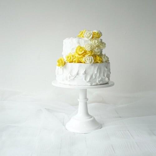 White 10 Inch Cake Stand for Wedding Cake Tools Tableware Adjustable Height Fondant Cake Plates Birthday Cupcake Stands Bakeware