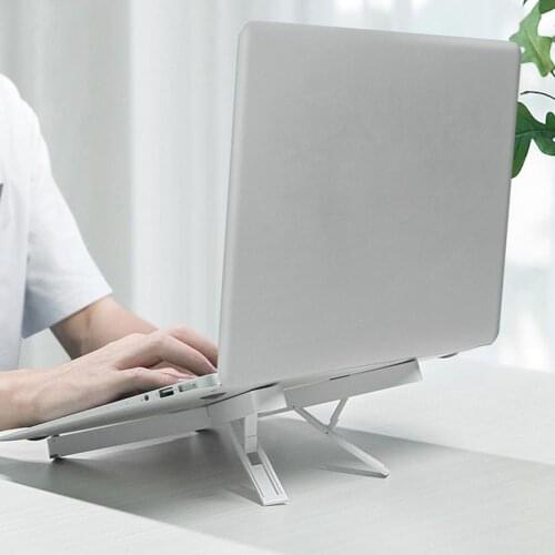 Portable Laptop Stand Foldable Adjustable Angle Notebook Bracket Computer Cooling Holder Riser for 11-15.6inch All laptop