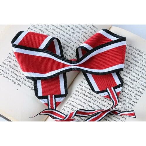 Neck Ribbon For The German Knights Cross of the Iron Cross - Finished Stitched