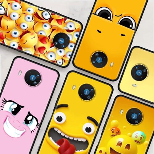 Cute Expression Bag Smile Face Cover for Nokia 7.2 3.4 5.4 5.3 2.3 2.4 2.2 G10 8.3 5G 4.2 X10 3.2 1.3 1.4 X20 G20 C20 Phone Case