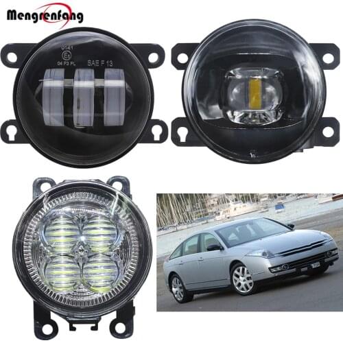 LED Fog Light Assembly DRL Car Front Bumper Lens Fog Lamp Daytime Running Light H11 12V For Citroen C6 TD_ Saloon 2005-2015