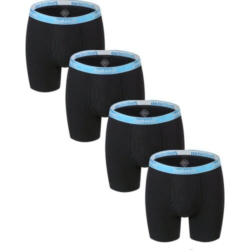 Men Boxer-Shorts Underwear Soft Comfortable Breathable Men Boxer Set Luxury Calecon 4 PCS/Lot Best-Selling