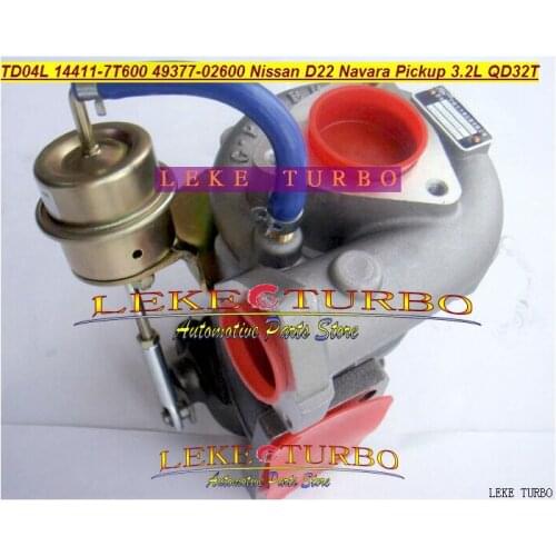 TD04L 14411-7T600 49377-02600 49377 02600 Turbo Turbocharger For Nissan Navara Pickup D22 TD27 NS25 QD32 QD32T 3.2L With Gaskets