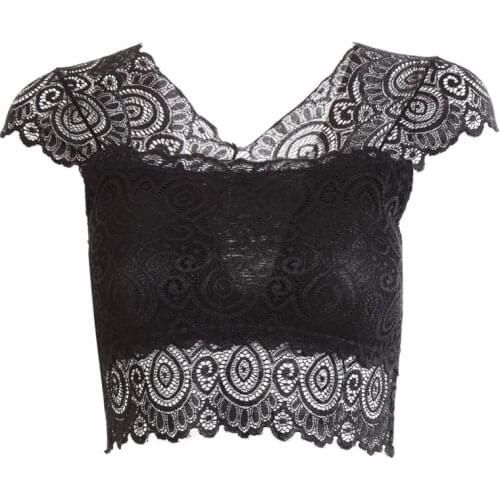 Sexy Lace Vest Tank Bra for Women Bralette Bustier Crop Top Female Floral Cami Padded Tank Tops Womens Intimates Underwear