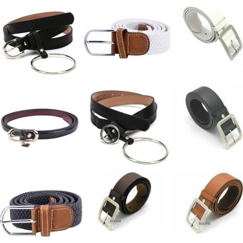 Women Belt Imitation Leather Pin Buckle Belt New Punk Wind Jeans Fashion Individual Decorative Belt Chain Women Belt