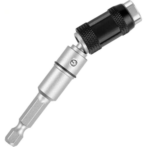 1/4" Magnetic Screw Drill Tip Quick Change Locking Bit Holder Drill Screw Drive Guide Drill Bit Extension Rod Woodworking Tool