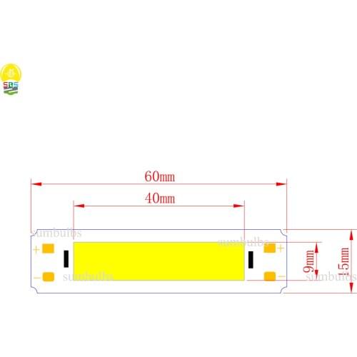 1pcs DC 5V cob led bulb stirp light source for DIY usb led lightting 2W 3000K 6500K Emitting color hight bright bulb