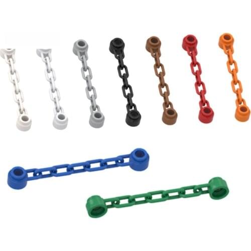 10pcs Bricks MOC 92338 1x6 chain Compatible Assembles Particles For Building Blocks Parts DIY Educational Tech Parts Toys