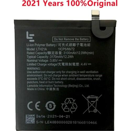 3.85V LTH21A 3100mAh For Letv LeEco LeMax2 X822 X829 Le Phone Le MAX 2/5.7inch/X821 X820 Mobile Phone Replacement Battery