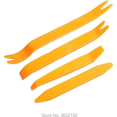 4PCS Car Radio Plastic Auto Dismantle Tools Kit Accessories Car Styling For Skoda octavia fabia yeti rapia superb a