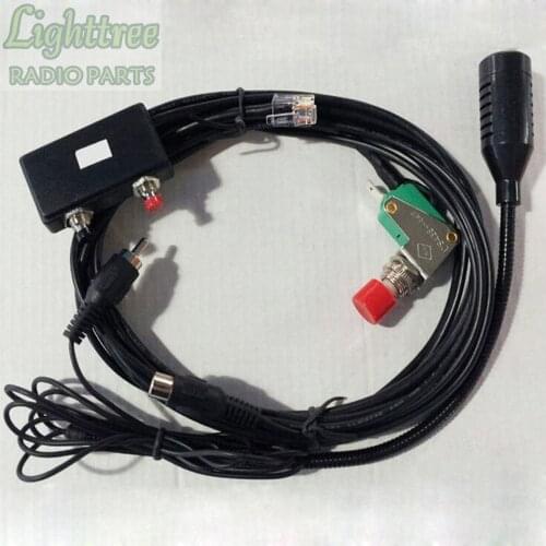 5X Hands Free Microphone For Yeasu FT-1907 FT-7800 FT-8800 FT-7900R FT-8900R And So On