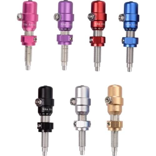 7 color Archery Cushion Plunger Recurve Bows Screw-in Pressure Button Click Action for Achery Recurve Bow