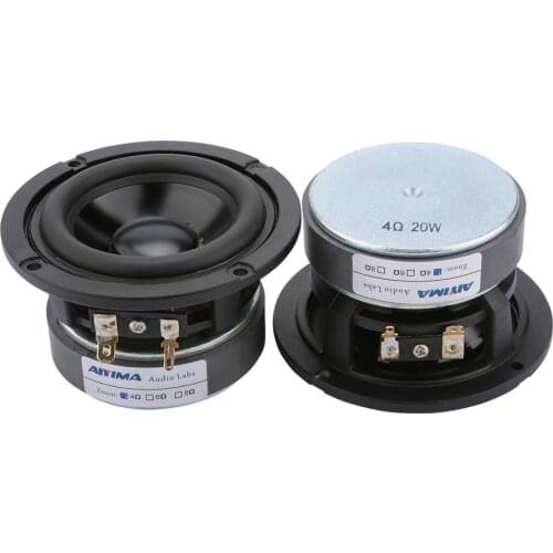 AIYIMA 2Pcs 3 Inch Full Range Speakers Driver 4 8 Ohm 20W Audio Speaker Midrange Bass Sound Loudspeaker Home Theater