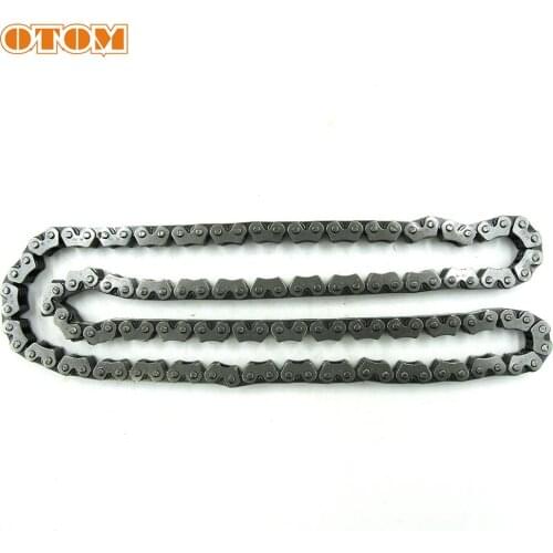 OTOM NC Parts Timing Chain (RKM) Dirt Pit Bike Motorcycle Chain With Spare Master 100/118 Links For ZONGSHEN NC250 NC450 KAYO K6