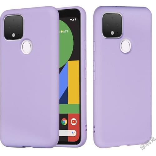 Liquid Silicone Case For Google Pixel 5a Soft Gel Rubber Protective Cover Pixel5a