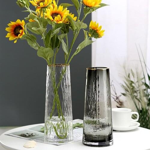 Flower Arrangement Decoration Floral Container Glass Vase Modern Clear Durable Nordic Style Ins