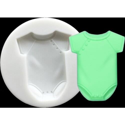 Baby Clothe Silicone Sugarcraft Cupcake Baking Mold Fondant Cake Decorating Tools