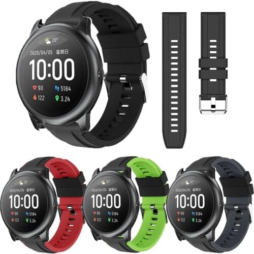 Double color Strap For Haylou Solar LS05 Smart Watch Band Replaceable Wrist Bracelet For Xiaomi Haylou Solar Correa Straps