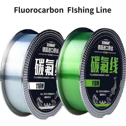 Hot Sale 1PCS Fluorocarbon Fishing Line Carbon Fiber Leader Line Fly Fishing Line Pesca Super Strong Monofilament Fishing Line