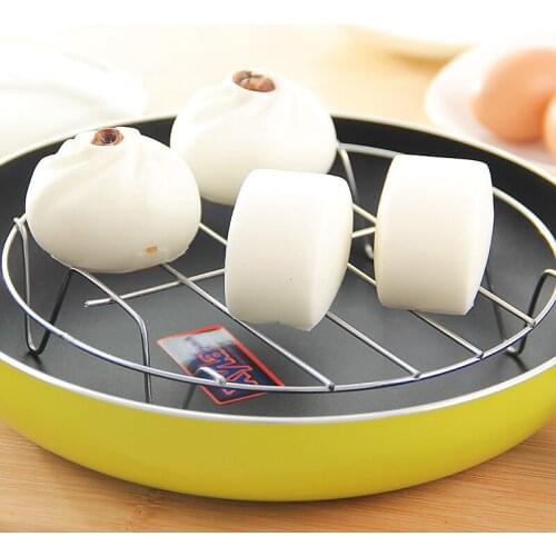 Pot Steamer Kitchen Cookware Round Stainless Steel Cooking Ware Steaming Rack Stand Kitchen Heating Supplies