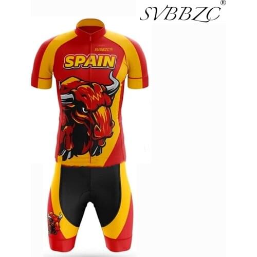 Cycling Skinsuit Men Triathlon Suit Ropa Ciclismo Maillot Quick Dry Spain Short Sleeve Cycling Jerseys Clothing Set