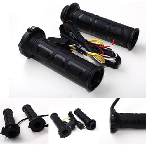 Motorcycle 7/8" 22mm Hand Heated Grips Molded Grips ATV Warmers Hot Temperature adjusted Handlebar