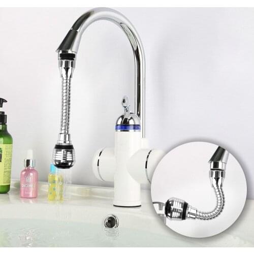 High Pressure Nozzle Water Saving 2 Modes Adjustable Filter Tap Adapter 360 Degree Rotating Bubbler Faucet Extender