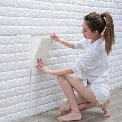 Wallpaper Self-adhesive 3d Wall Stickers Childrens Room Foam Wall Stickers Wall Decoration Moisture Wallpaper Ceiling