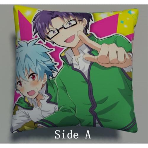 Saiki Kusuo No Sainan Anime Two Side Pillowcases Hugging Pillow Cushion Case Cover Otaku Cosplay Gift New 579