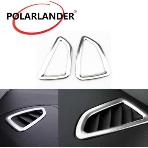Car Styling Decorative cover For Hyundai Tucson TL 2015 2016 Front Air Vent Interior Insert Outlet Cover Bezel Garnish