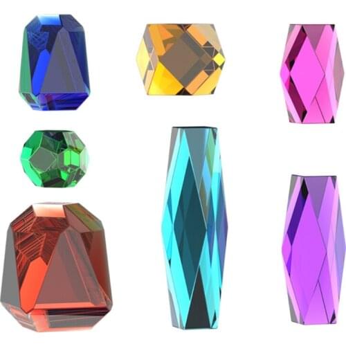 Building Blocks Epoxy Resin Mold Educational Toys Silicone Mould DIY Crafts Jewelry Casting Tools C1FC