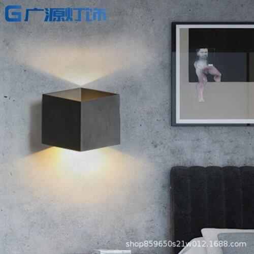 LED outdoor wall lamp waterproof balcony door head up and down LED courtyard lamp corridor lamp exterior wall column lamp