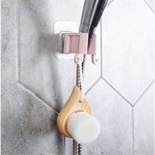 1PCS multifunctional Wall Mounted Organizer Holder Broom Hanger Storage Rack Bathroom Suction Hanging Pipe Hooks Household Tools