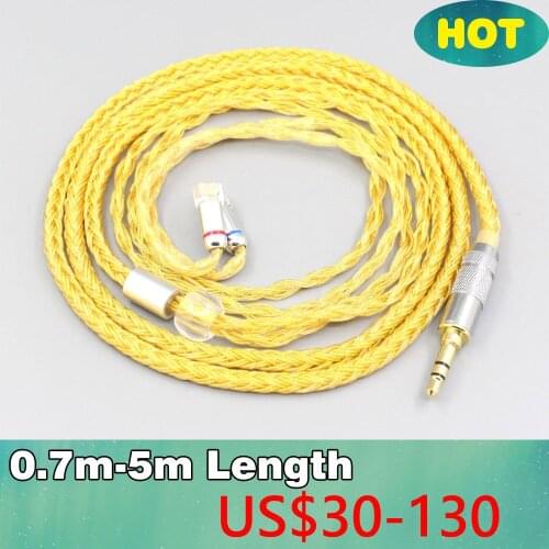 16 Core OCC Gold Plated Braided Earphone Cable For UE11 UE18 pro QDC Gemini Gemini-S Anole V3-C V3-S V6-C LN007372