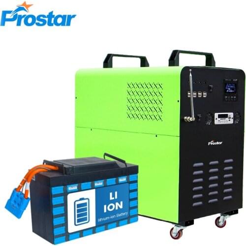 3000W Portable Solar Generator 3KW 24V MPPT Solar Charger Off Grid Solar Systems